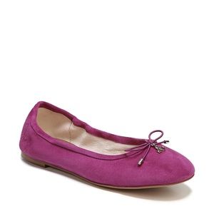 Sam Edelman Felicia Flat Plum Suede